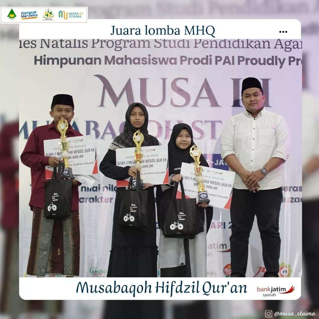Juara Musabaqoh Hifdzul Quran (MHQ)