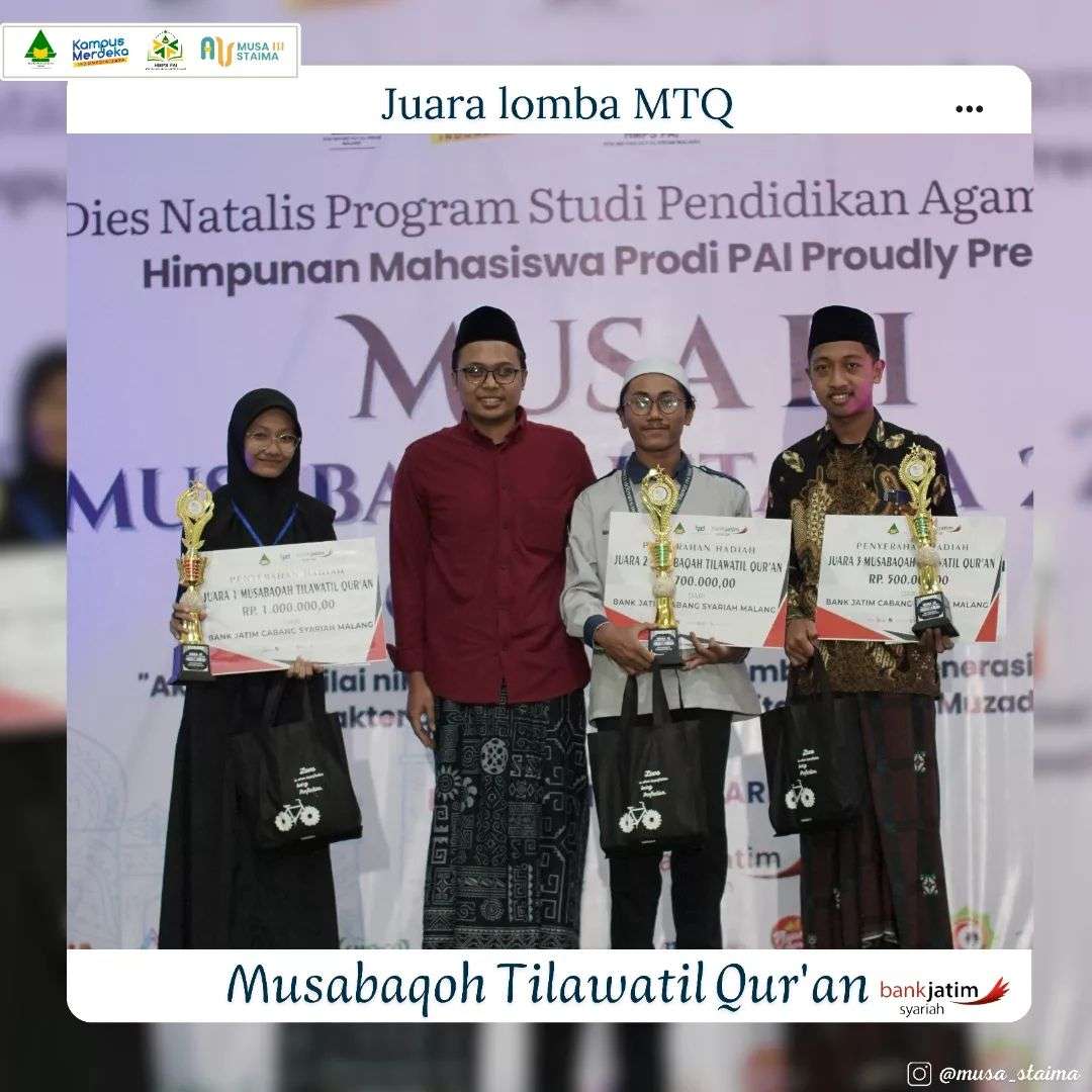 Juara Musabaqah Tilawatil Quran (MTQ)