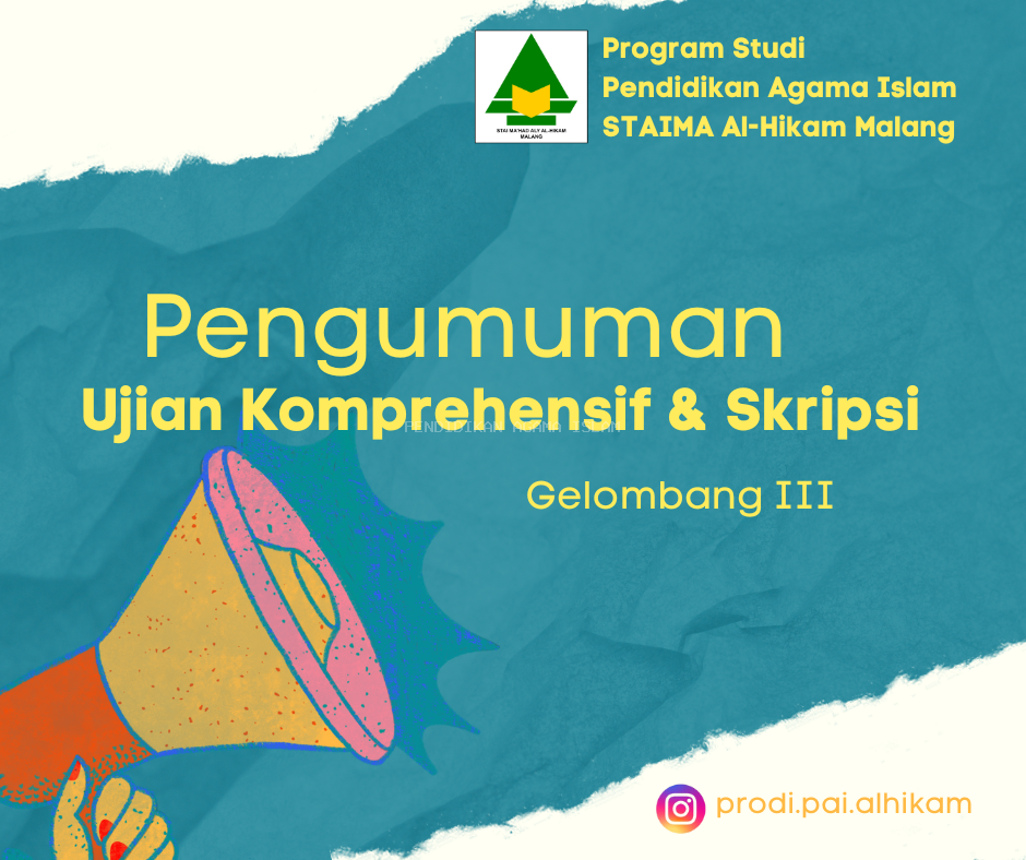 Pengumuman Ujian Komprehensif & Skripsi Gel. 3