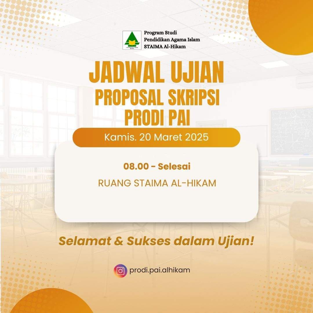 Jadwal Ujian Proposal Gel. April  2025